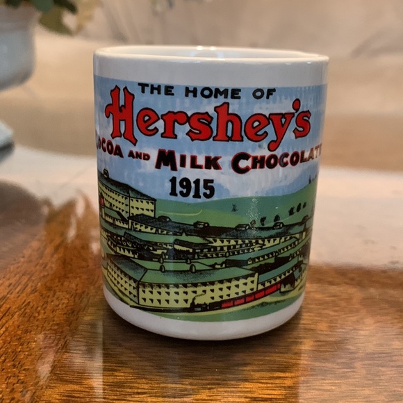 The Home Of Hersheys Coco Milk 1915 Souvenir Small Mug Mini Cup Charles Products - Picture 6 of 6